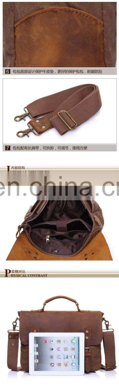 JL Bag170011 2017 Canvas Bag Leisure/Work Bag Man bag Single Shoulder Bag