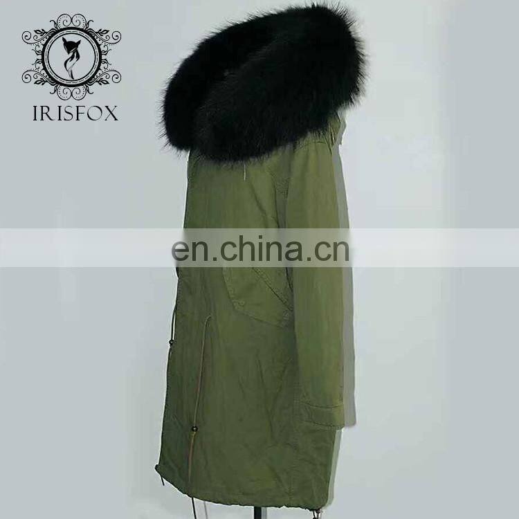 women jackets warm fox fur collar hooded long italian fox fur lined coats