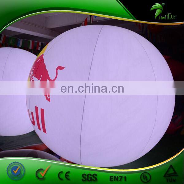 2.5m Helium Inflatable LED Balloon , White LED Lighting Balloon