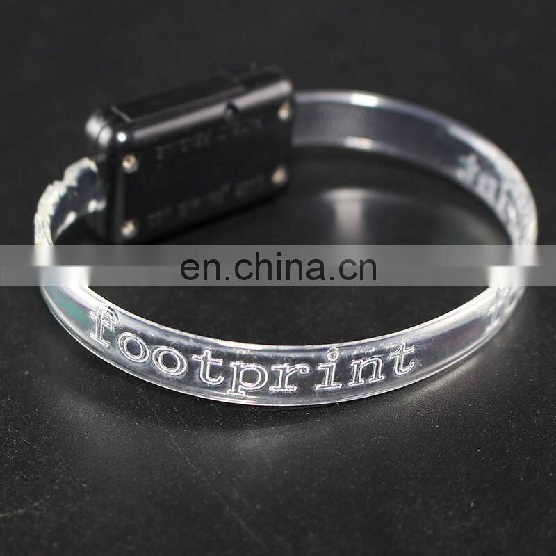 New Arrival Led Wristband Flashing cheap custom wristbands light up custom wristbands