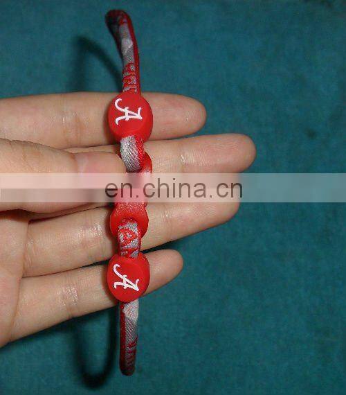 hang-knitted friendship fabric bracelets