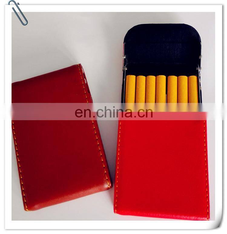 PU silicone portable cigarette case cigarette box