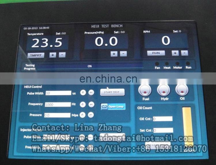 HEUI INJECTOR TEST EQUIPMENT--SIMULATOR MODE & COMPUTER MODE