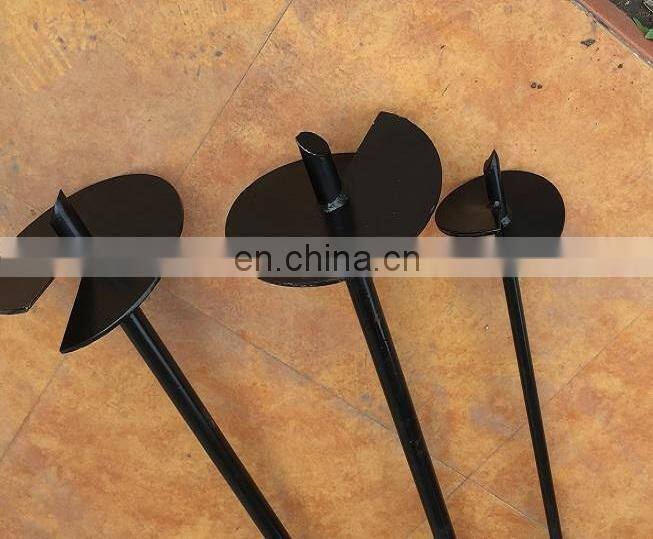 Screw earth ground power driven hardware line fitting anchor post helix ground anchor