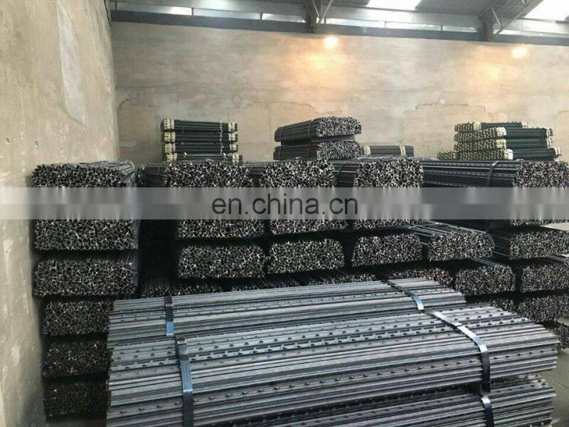 metal studded t post with spade