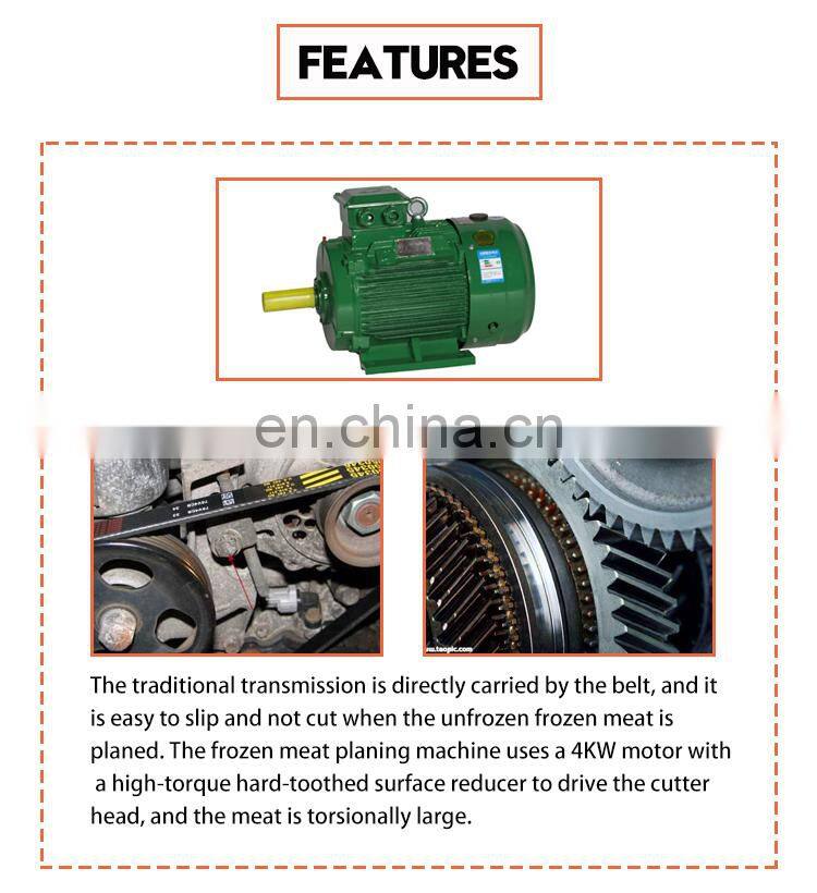 Preferential frozen fish cutting machine chicken processing machine poultry meat cube cutting machine