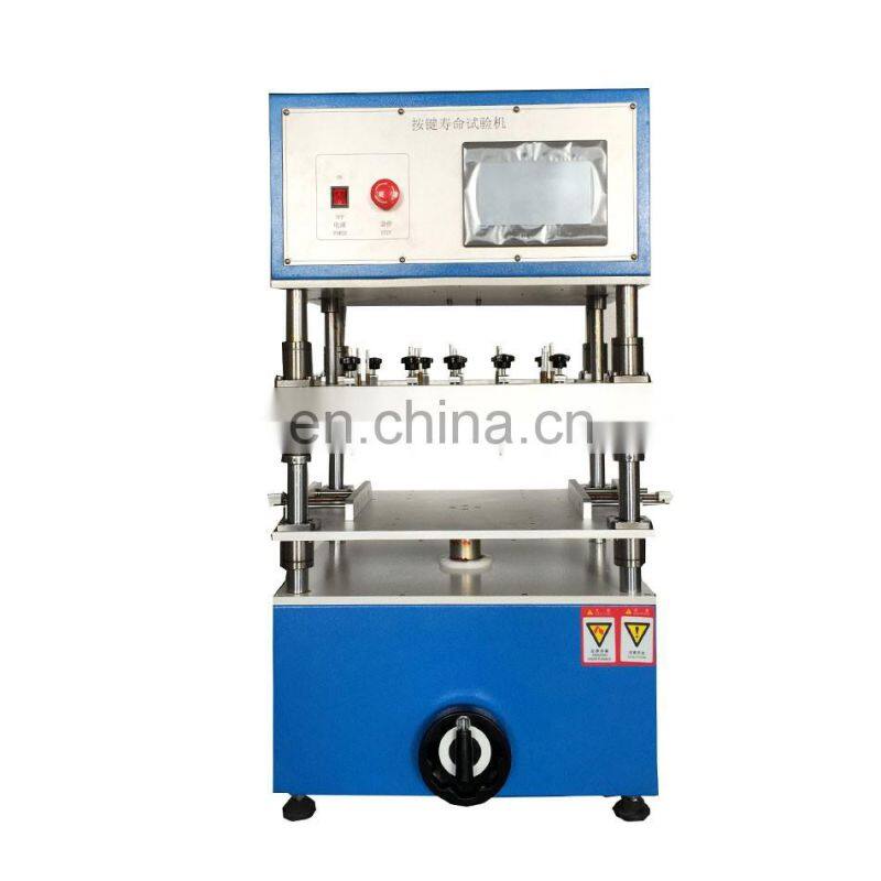 Three axis button life testing machine suit for button keyboardCalculator key life testing  High Standard   With Factory Price