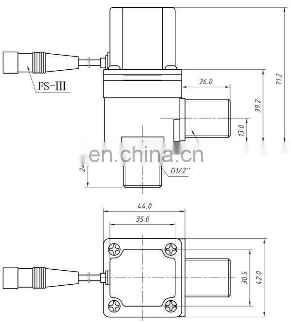 3.5V bistable valve energy saving, G1/2 inch Automatic control pulse solenoid valve for Induction health system