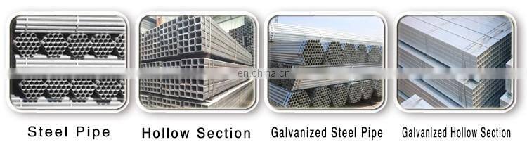 Manufacturer Prime Quality ASTM BS Black Tube Gi Galvanized Steel Pipe For Construction