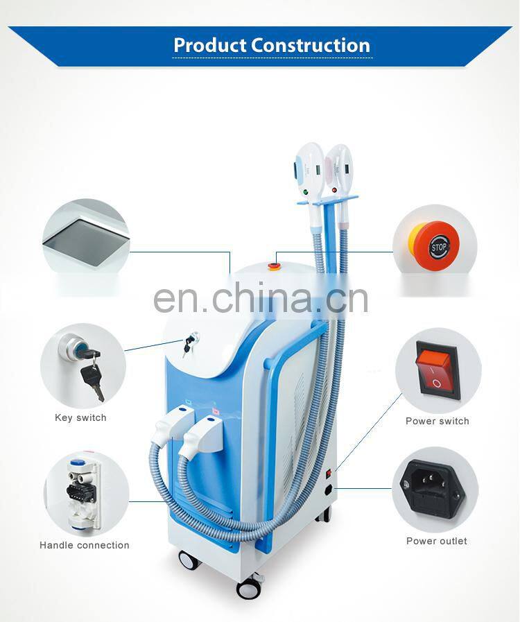 360 Magneto-Optic 2 in 1 hair removal skin tightening machine