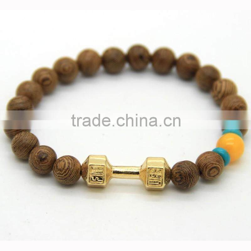 HTB088 2016 yiwu fashion hot jewelry trends bracelet with stainless steel clsap mens bracelet black