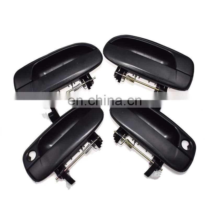 Free Shipping! Outside Front Left Rear Right Black DOOR HANDLE For Hyundai Accent