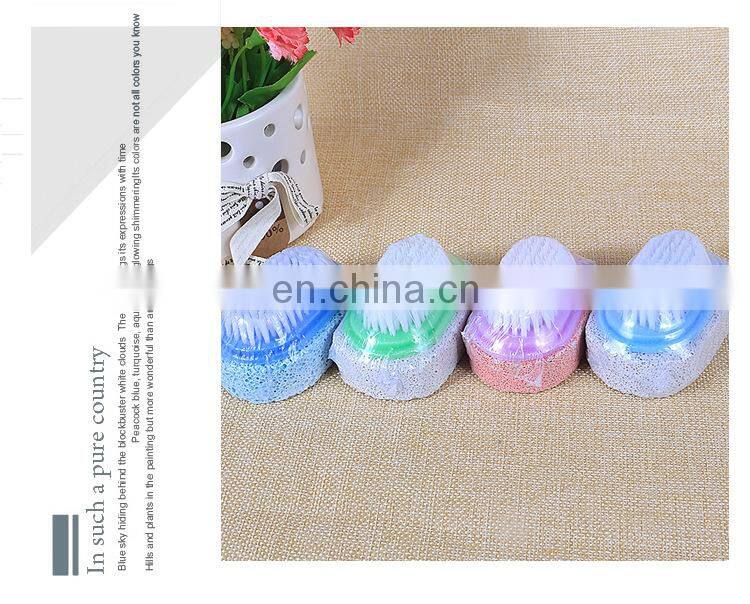 Cheap price dead skin remove tools pedicure pumice stone with Brush for Feet