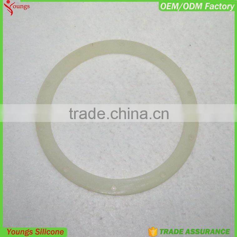 2016 eco-friendly resistant cold clear silicone rubber o ring for door windows