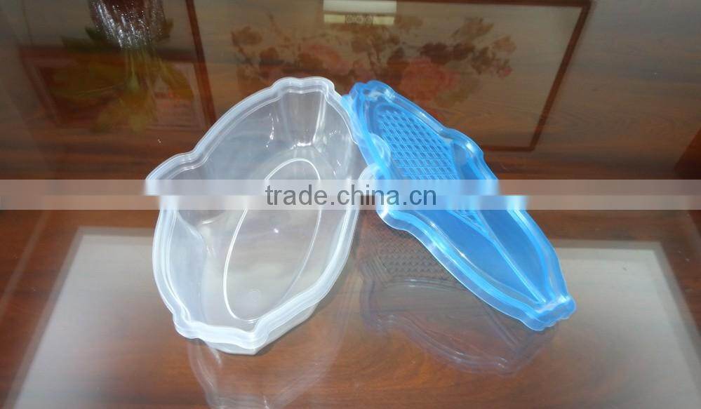 1900ml corn shape plastic food storage container / food storage box, microwavable