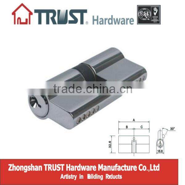 A70CP:Trust 70mm Euro Profile Brass door lock cylinder