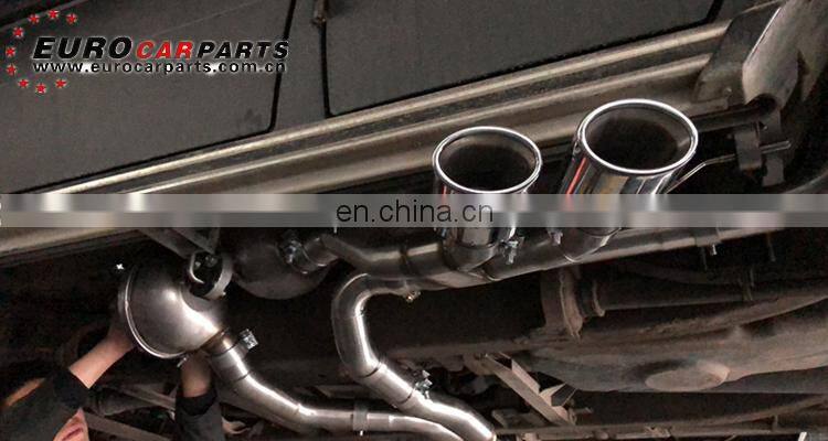 350D exhaust system fit for G-class W463 350D style 2018year before stainless steel make sound louder for 350D