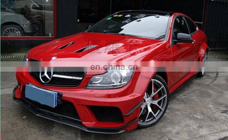 C class w204 BLACK SERIES body kits for w204 C63 FRP and carbon finber material rear wing
