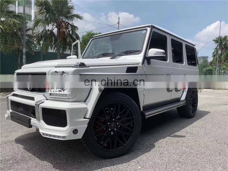BB style body kit for Mercedes Benz G class W463 G500 G55 front bumper rear bumper wide fenders side skirts grille facelift