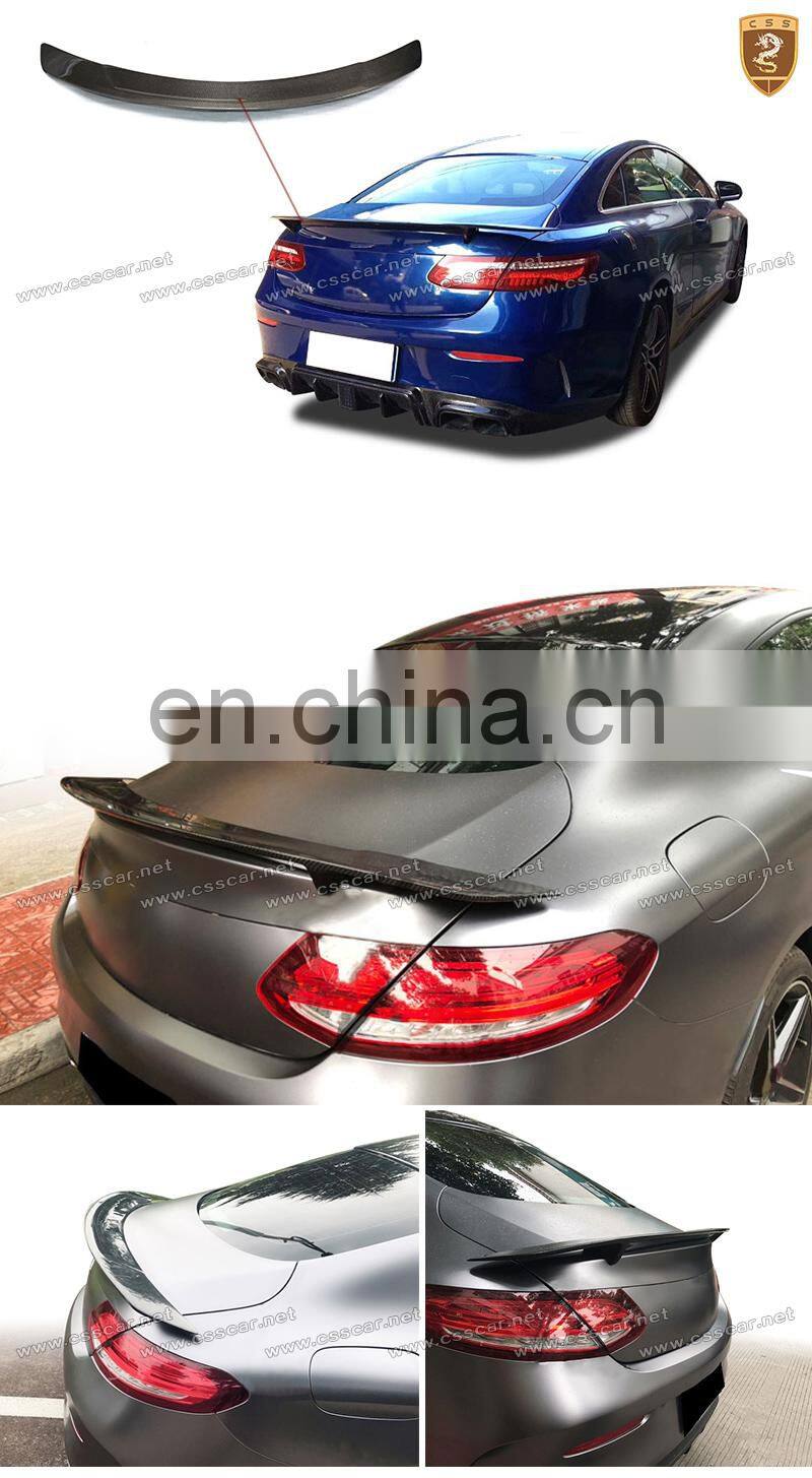 Good fitment carbon fiber car rear wing for mecedes E class coupe C238 rear spoiler