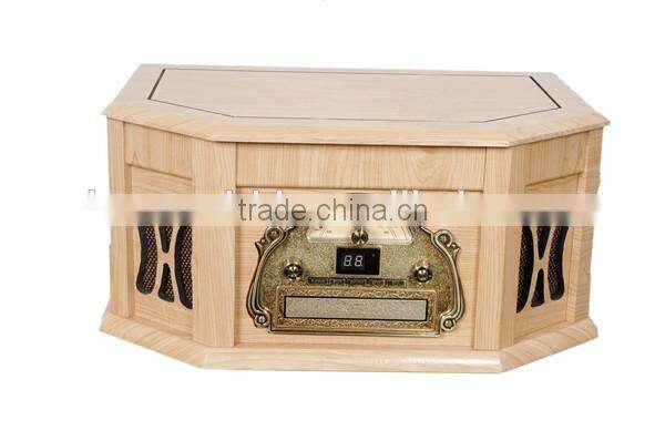 Stereo System High Torque 3 Speed Vinyl Turntable