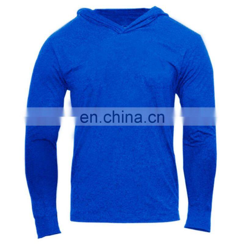 Spring and summer new leisure fitness sports long-sleeved cotton plus size wholesale custom light and solid color hooded sweater