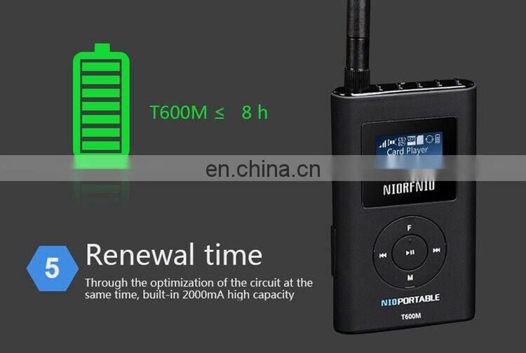 76-108MHz T600M 600mW MP3 FM Broadcast Transmitter Equipment for Radio Station