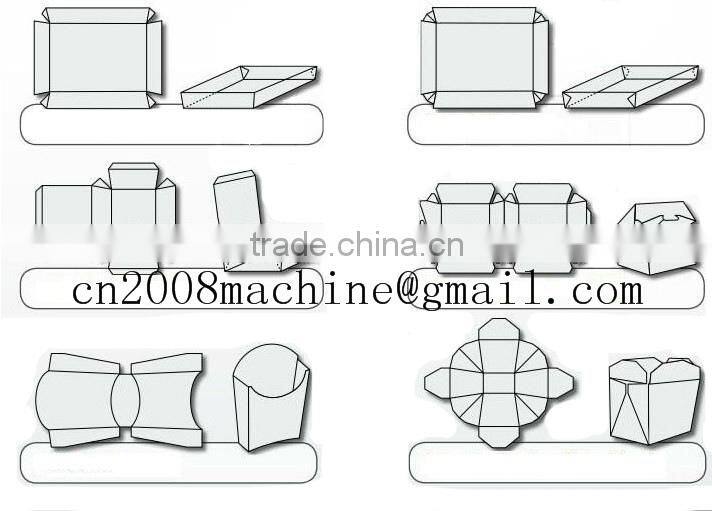 Cardboard Material Take Away Food Container Making Machine