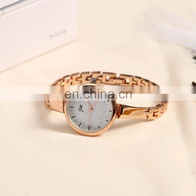 JW 6320 Chinese Lady Hand Watch Stainless Steel Slim Strap Analog Quartz Cheap Charm Women Rose Gold Watches