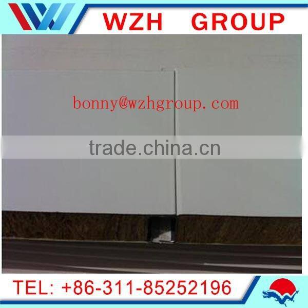 50-150 mm composite ceiling panel and eps , rockwool and PU roof panel