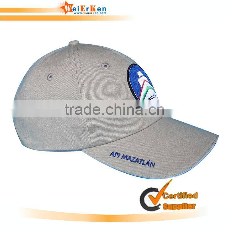 top quality 3d embroidery baseball cap