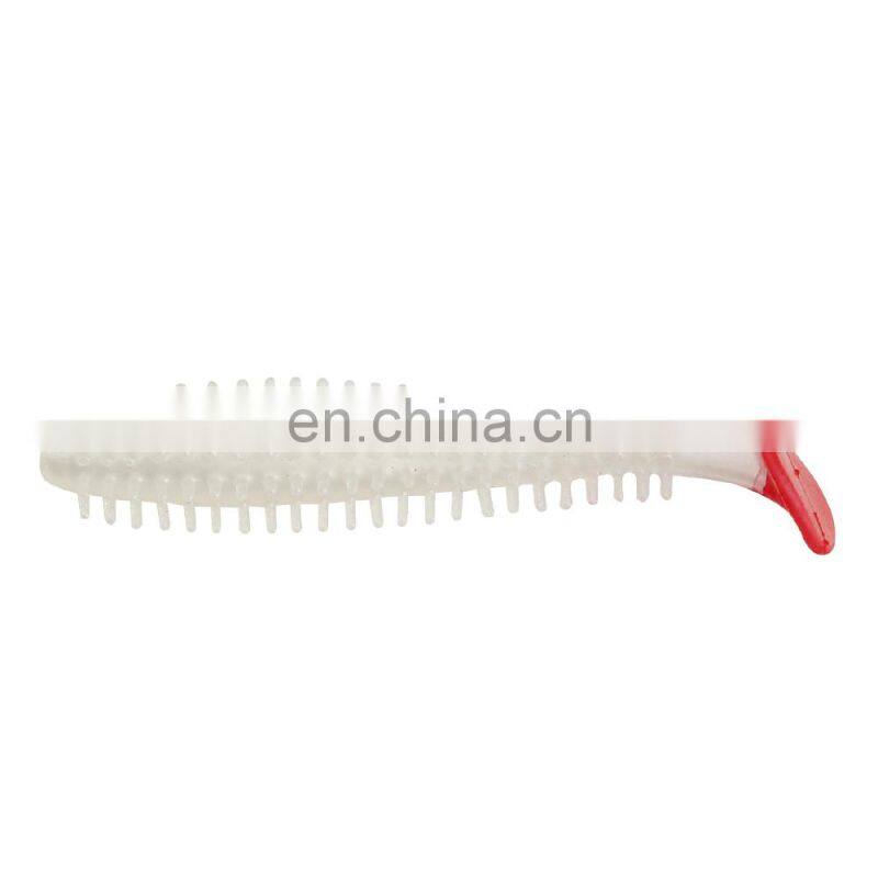 JOHNCOO 94mm 4.2g Soft Bait Swimbait Shad Worm Artificial Fishing Lures 6pcs/bag