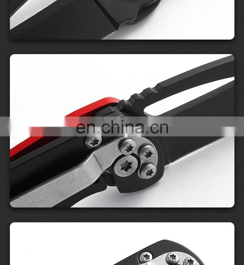 Outdoor Folding Knife Aluminum Alloy Handle Pocket Knife Jungle Survival Self-defense Portable self-defense Knife