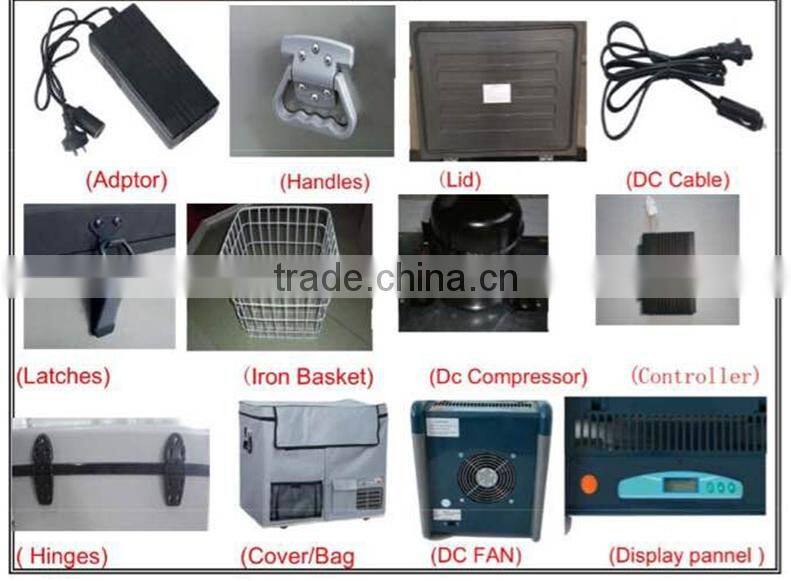 318L battery powered freezer solar powered deep freezer dc chest freezer