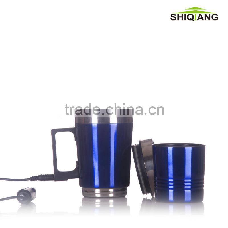 450ml double wall stainless steel office coffee mug with a cup