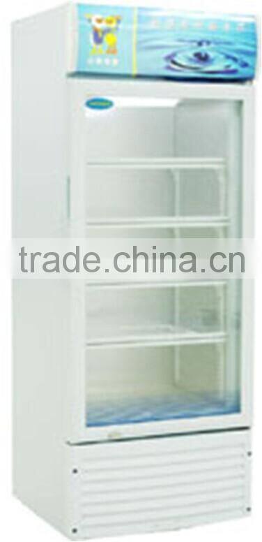 LC-318 supermarket display glass door upright showcase price for sale