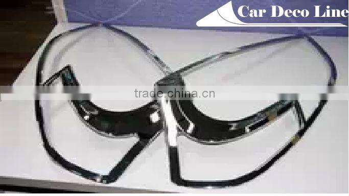 Chrome head lamp cover for Nissan Qashqai 2008