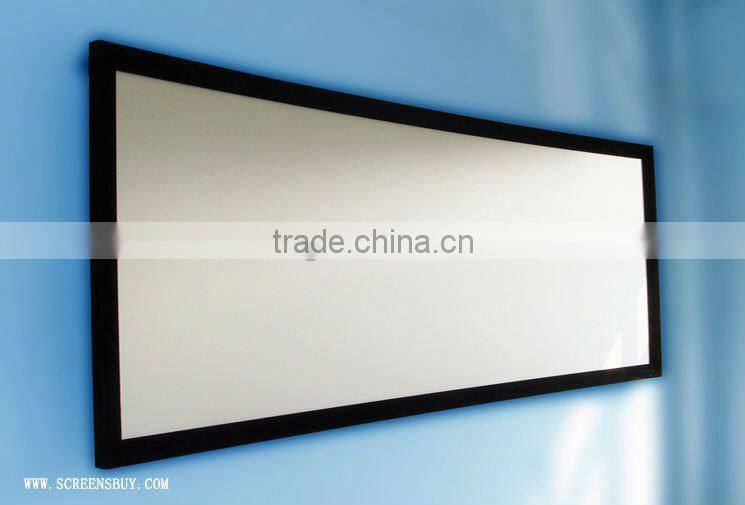 3D Silver Fixed Frame screen/fast fold screen/Electric Projection Screen/ Motorized Projector Screen/Fixed Frame Screen
