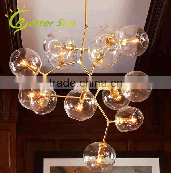 Hot Sale Lindsey Glass Ball American Style Modern Pendant Light