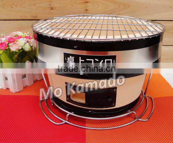 large size portable Japanese ceramic Charcoal baking bbq oven for home