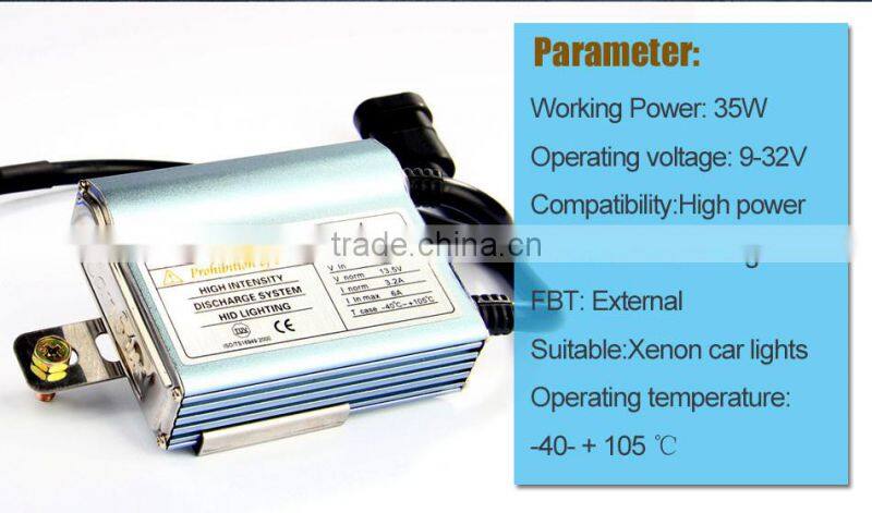 factory price ! !9-32V Hid Slim uv floodlight Lamp type electronic 12v 24v 35w hps fluorescent canbus ballast