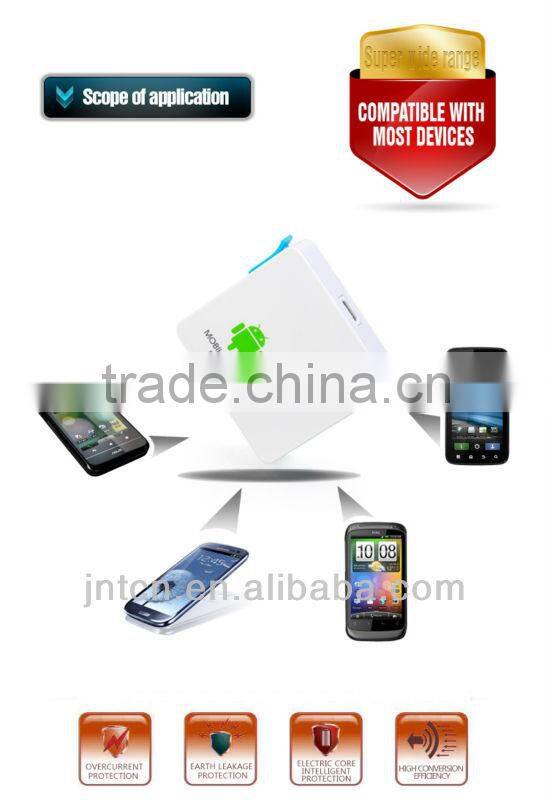 Promotion gift 5v mobile phone travel charger with CE&ROHS, with build in cable OEM is available