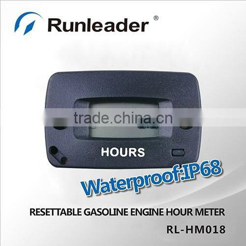 100% Waterproof Digital Hour Meter Used For Motorcycle,Motocross,ATV,Dirt Bike,Snowmobile,Generator,Marine,Ski