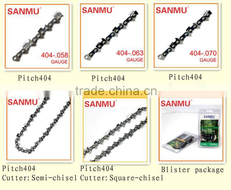saw chain 404 gasoline chainsaw spare parts