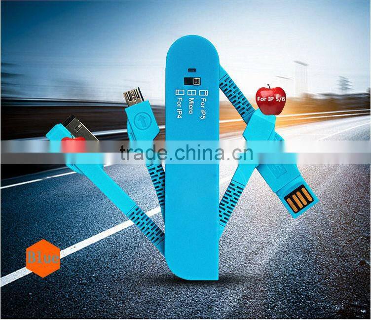 Popular Gift ! 2016 Multi 3In1 3 In 1 USB Charging Cable