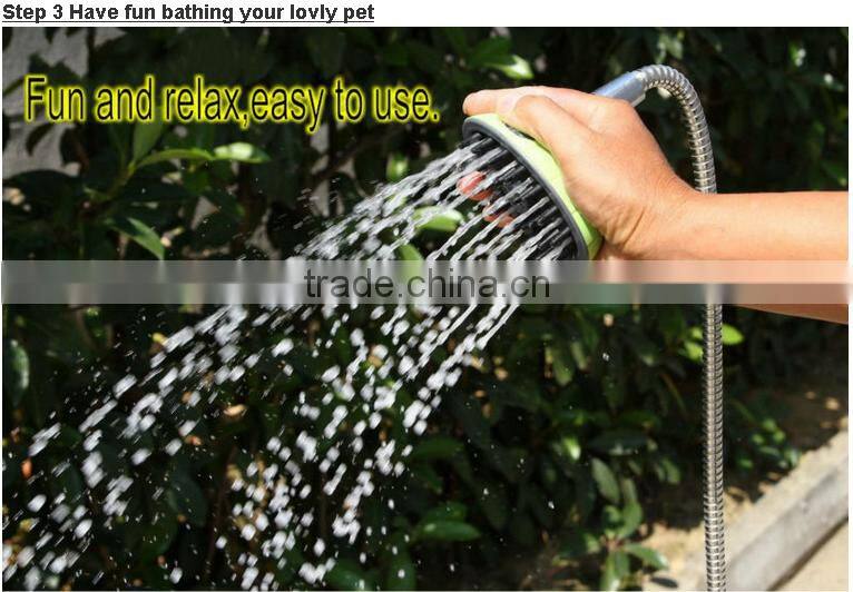New Product 2015 Innovative Multifunctional Pet Shower Pet Bath Apparatus Convenient for Dogs Grooming and Cleaning