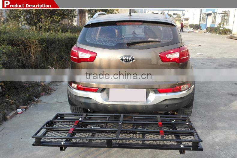 luxury car accessories guangzhou Travel hitch cargo rack with cover