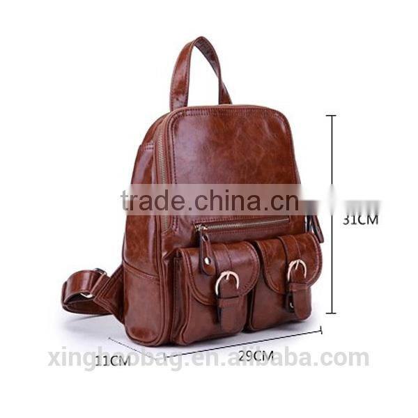 Wholesale girls leather backpack bags korean style backpack