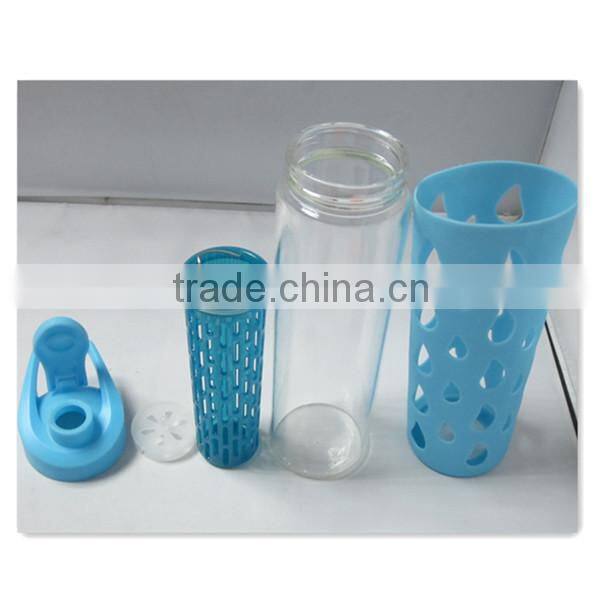 plastic drinking water bottle with fruit infuser