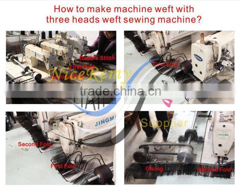 Wholesale Top quality 100% virgin human hair clip in hair extension single clip in blonde hair